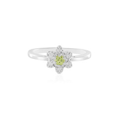 Anillo en plata con Peridoto