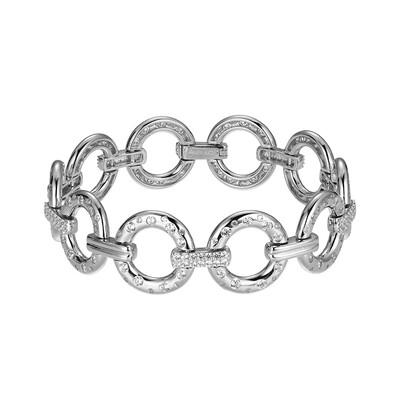 Brazalete en plata con Zircón