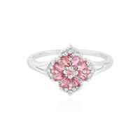 Anillo en plata con Turmalina rosa de Brasil