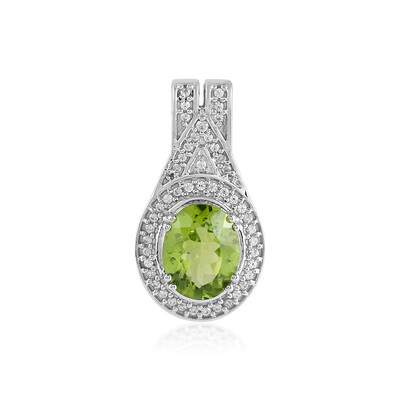 Colgante en plata con Peridoto