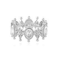 Anillo en plata con Topacio blanco (Dallas Prince Designs)