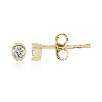 Pendientes en oro con Diamante limpio a lupa F (LUCENT DIAMONDS)