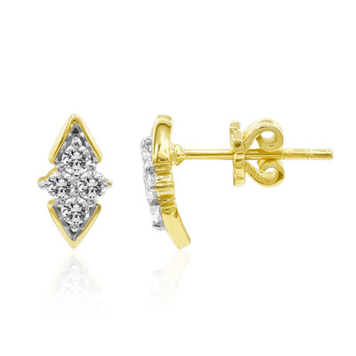 Pendientes en oro con Diamante SI1 (G) (Annette)