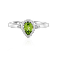 Anillo en plata con Peridoto