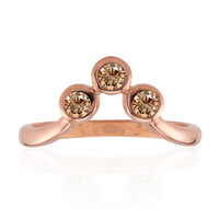 Anillo en oro con Diamante rosa de Francia de Argyle SI1