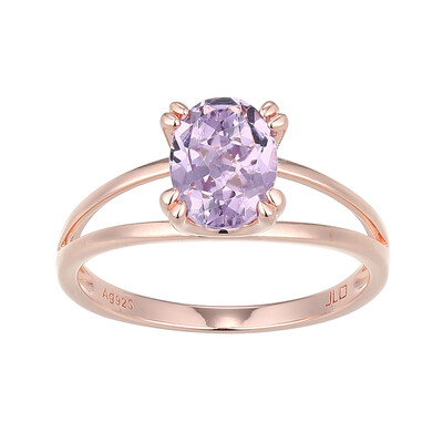 Anillo en plata con Amatista Rosa de Francia