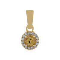 Colgante en oro con Zircón amarillo (Adela Gold)