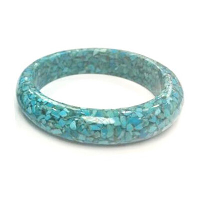 Brazalete con Turquesa mosaico (Dallas Prince Designs)