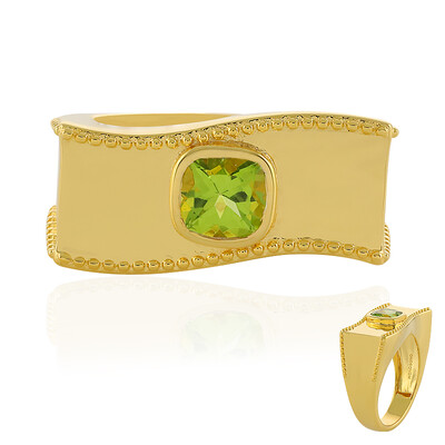 Anillo en plata con Peridoto (MONOSONO COLLECTION)