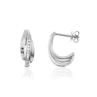 Pendientes en platino con Diamante limpio a lupa F (LUCENT DIAMONDS)