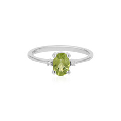 Anillo en plata con Peridoto