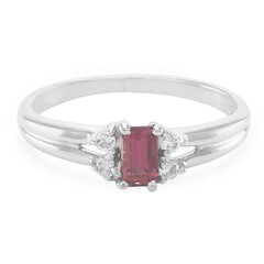 Anillo en plata con Turmalina rosa