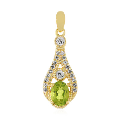 Colgante en plata con Peridoto