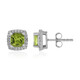 Pendientes en plata con Peridoto