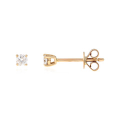 Pendientes en oro con Diamante I1 (H)  (CIRARI)