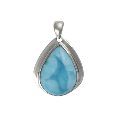 Colgante en plata con Larimar