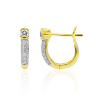 Pendientes en oro con Diamante IF (D)