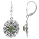 Pendientes en plata con Turquesa verde (Desert Chic)