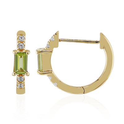 Pendientes en plata con Peridoto de Birmania