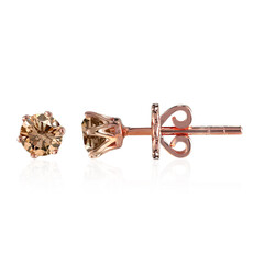 Pendientes en oro con Diamante rosa de Francia de Argyle VS1