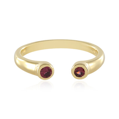 Anillo en plata con Espinela roja noble