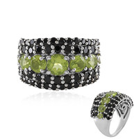 Anillo en plata con Peridoto