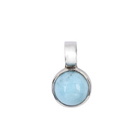 Colgante en plata con Larimar