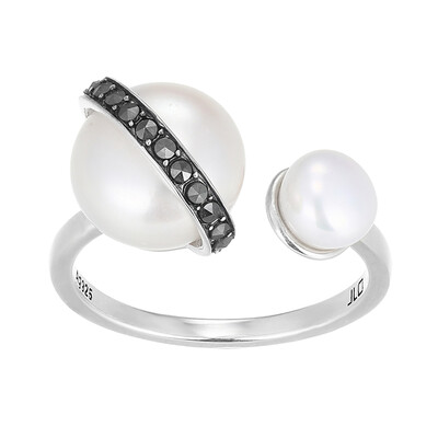 Anillo en plata con Perla blanca Freshwater