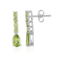 Pendientes en plata con Peridoto