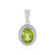 Colgante en plata con Peridoto