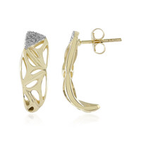 Pendientes en oro con Diamante I2 (I) (Ornaments by de Melo)