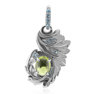 Colgante en plata con Peridoto de Jilin (Remy Rotenier)