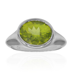 Anillo en plata con Peridoto