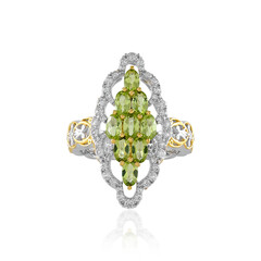 Anillo en plata con Peridoto (Gems en Vogue)