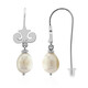 Pendientes en plata con Perla blanca Freshwater (TPC)