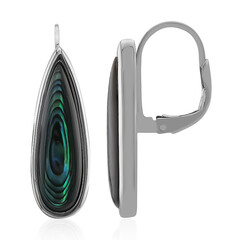 Pendientes en plata con Concha de Abalone