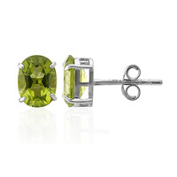 Pendientes en plata con Peridoto de Birmania