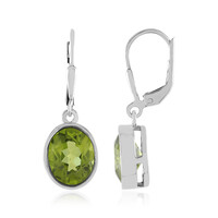 Pendientes en plata con Peridoto