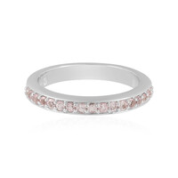 Anillo en plata con Turmalina rosa de Nigeria