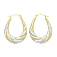 Pendientes en oro con Diamante PK (H)