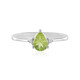 Anillo en plata con Peridoto