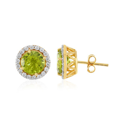 Pendientes en plata con Peridoto de Arizona