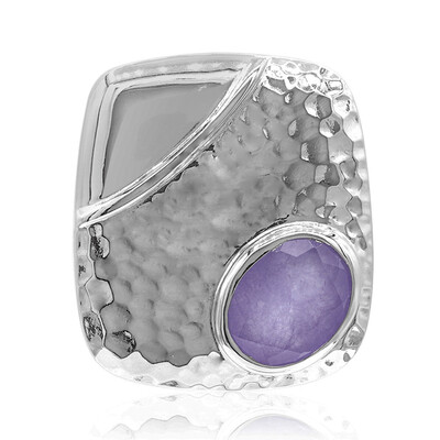 Colgante en plata con Lavanda jadeíta (MONOSONO COLLECTION)