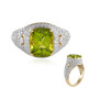 Anillo en oro con Peridoto de cachemira (SUHANA)