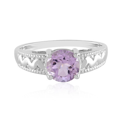 Anillo en plata con Amatista Rosa de Francia