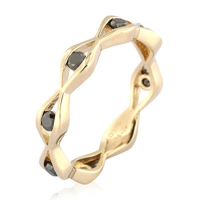 Anillo en oro con Diamante negro (de Melo)