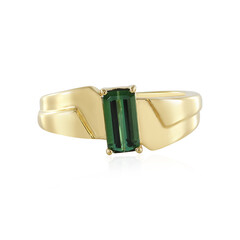 Anillo en plata con Turmalina verde Benedito(Adela Silber)