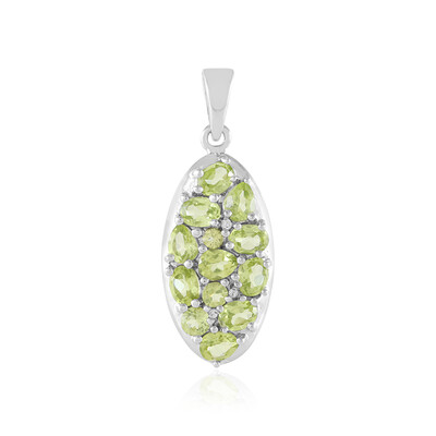 Colgante en plata con Peridoto