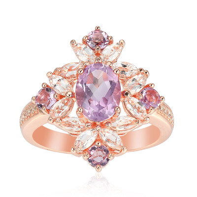 Anillo en plata con Amatista Rosa de Francia