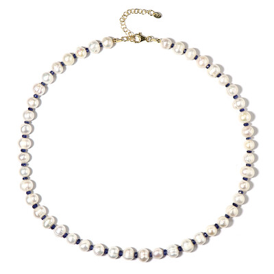 Collar en plata con Perla blanca Freshwater